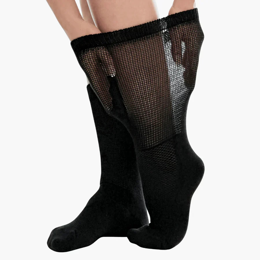 Chaussettes confort sans couture Noir