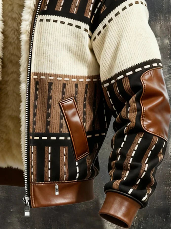 Veste bomber à fermeture éclair avec doublure chauffante - Confort hivernal | Melvoire