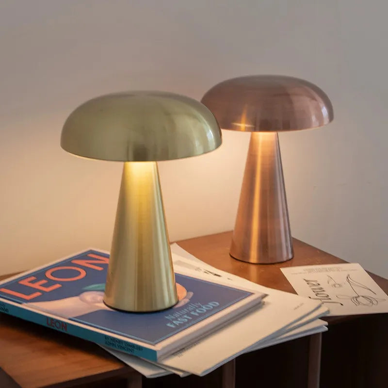 Lampe champignon Fuméa, vue rapprochée
