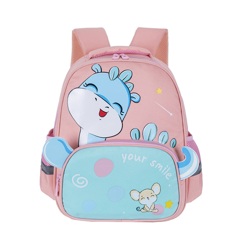 Sac à dos dinosaure 3D T-Rex enfant – saumon