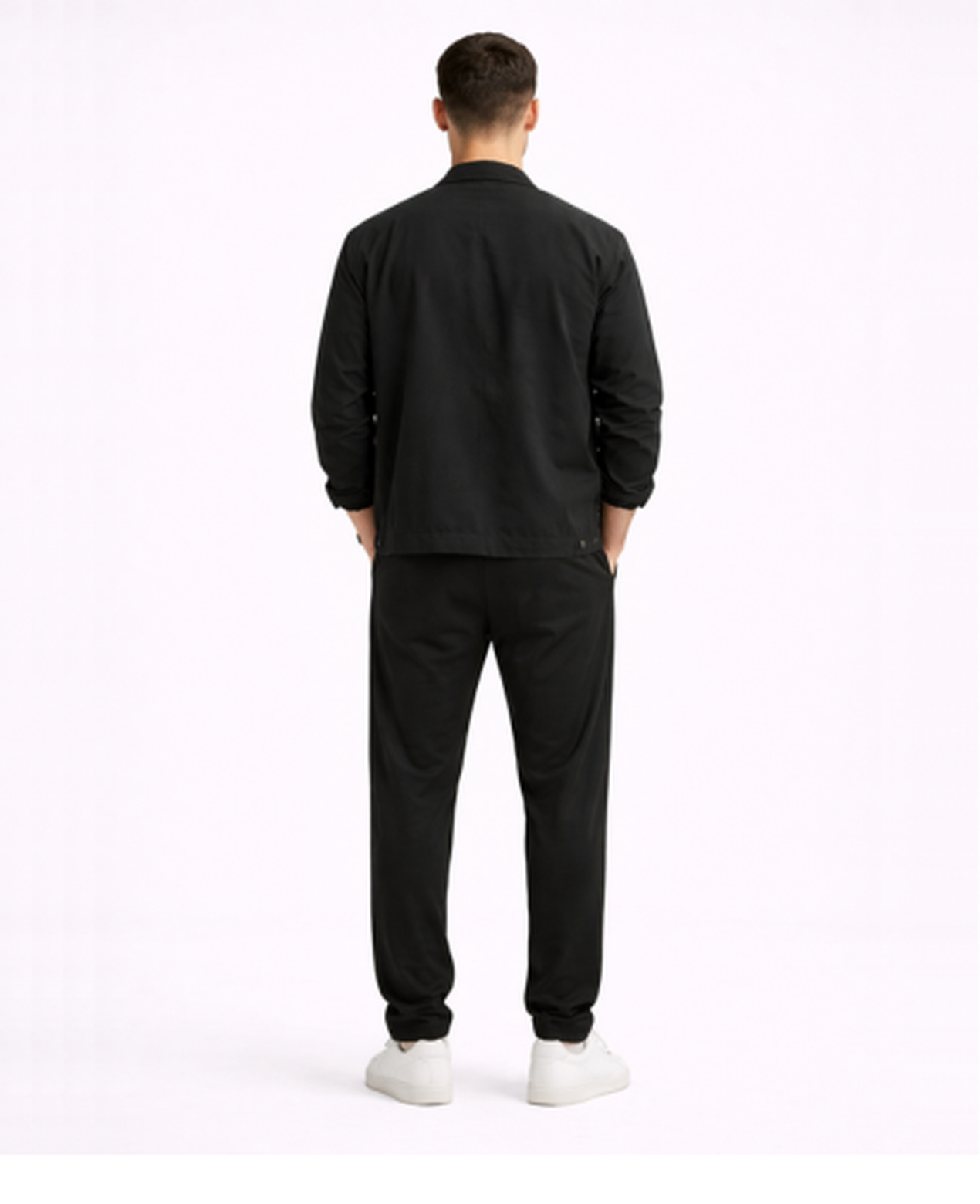 Ensemble Homme Décontracté – Veste Légère & Pantalon Coupe Droite, Style Casual Chic Été | Tenue Estivale