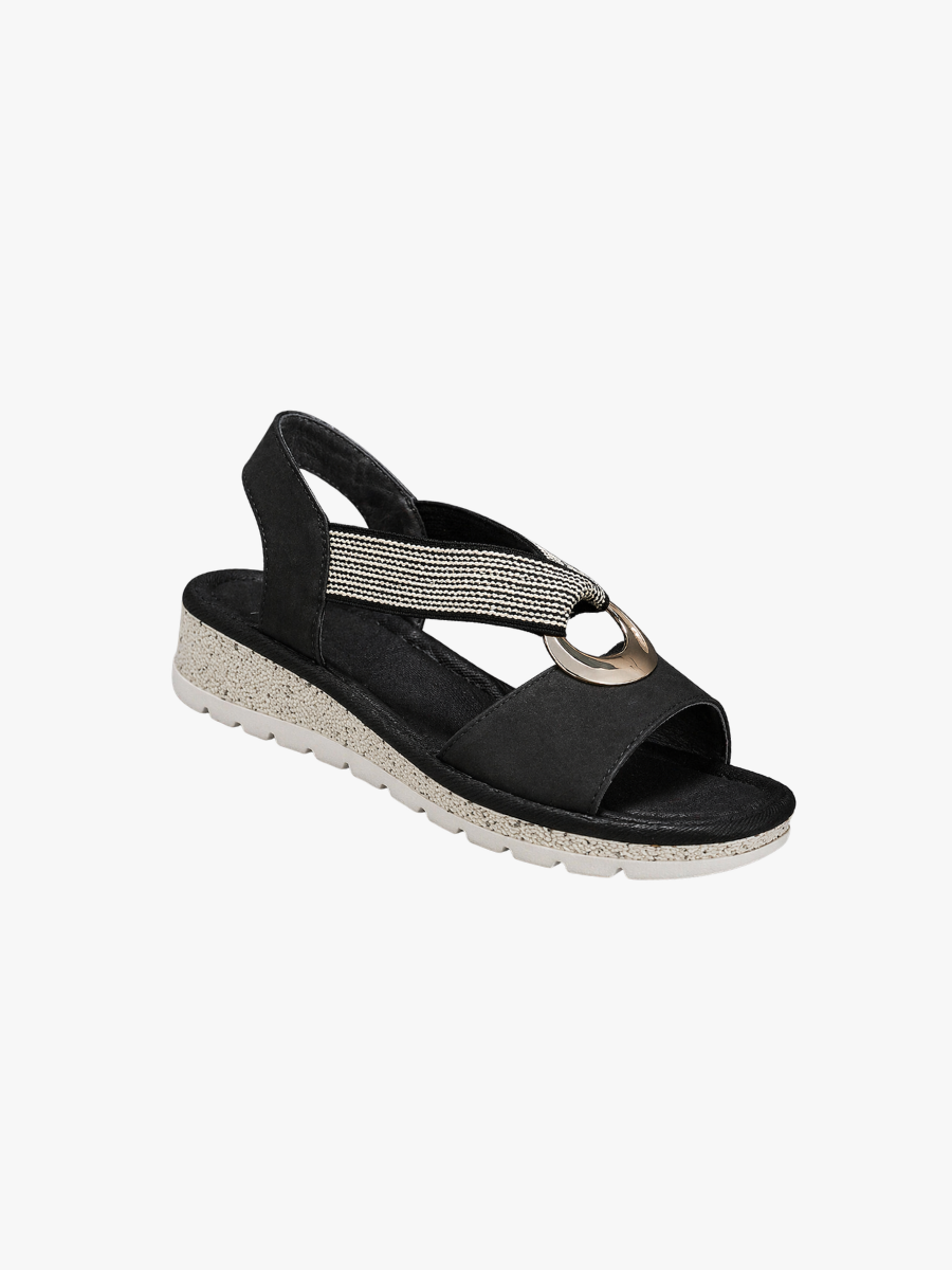 Sandales Femme à Anneau – Brides Côtières, Semelle Rembourrée & Confort Estival