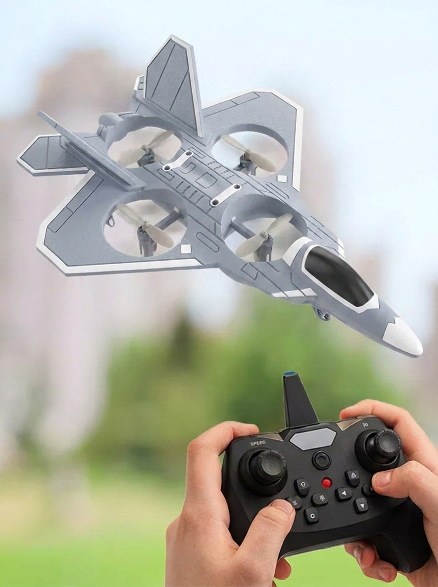 Avion RC en mousse, coloris gris clair