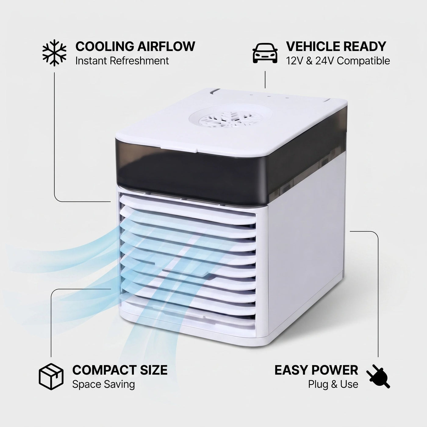 Refroidisseur d'Air Portable pour camion