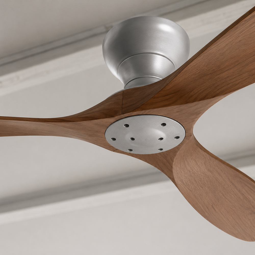 Ventilateur de Plafond Bois Massif télécommande