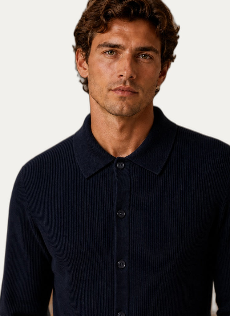 Cardigan pour Homme - Fermeture à Boutons et Col V