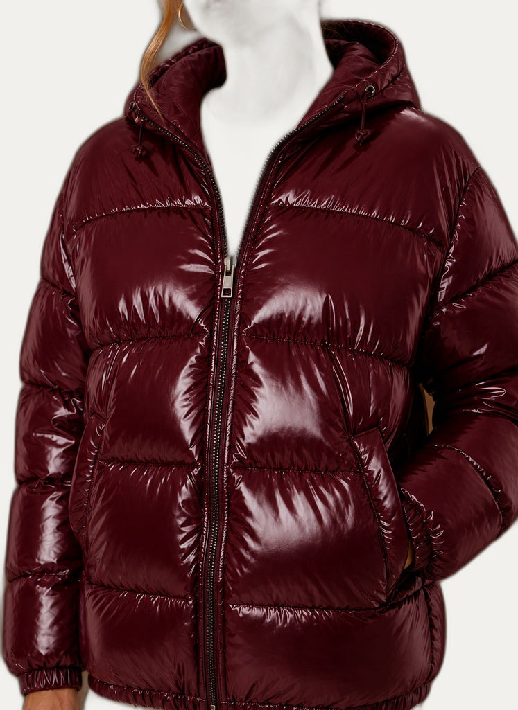 Veste hivernale gonflable pour femme - Veste d'hiver décontractée