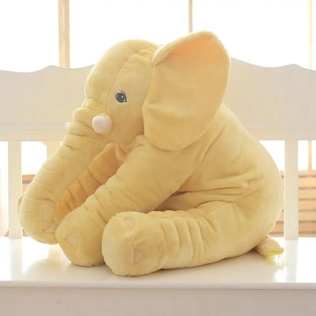 Éléphant en peluche douce, comparaison des tailles
