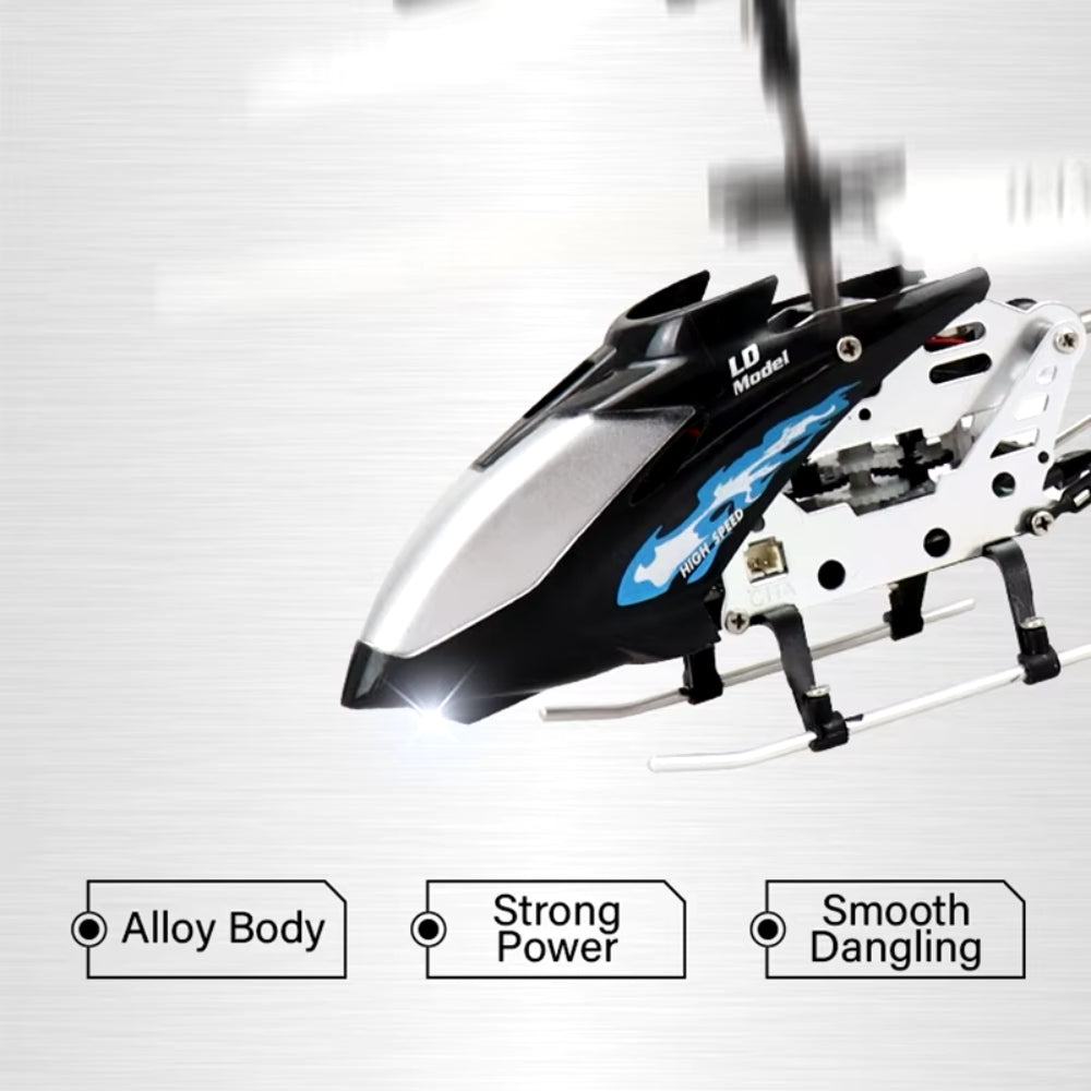 Mini hélicoptère RC, contenu du coffret
