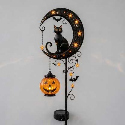 Piquet de jardin Halloween, style Citrouille en Bas