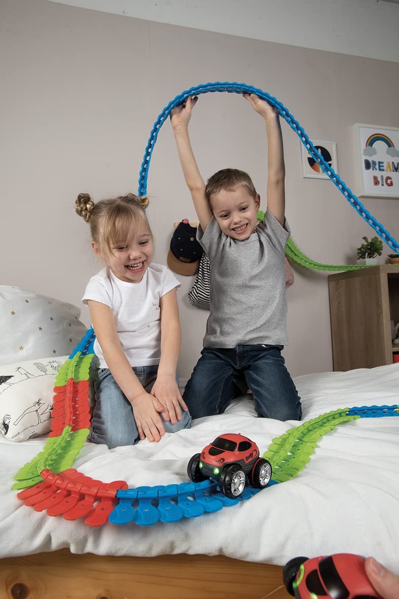 Détail du circuit de voitures pour enfants
