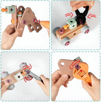 Pièces de construction du coffret d'outils pour enfants