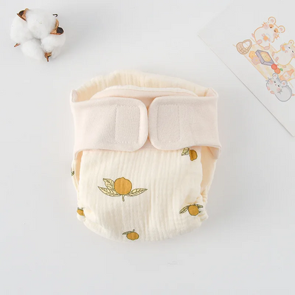 Body bébé plié à plat, motif citron