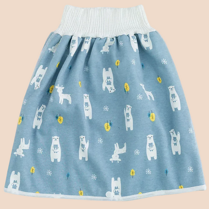 Pantalon enfant imprimé, vue de dos