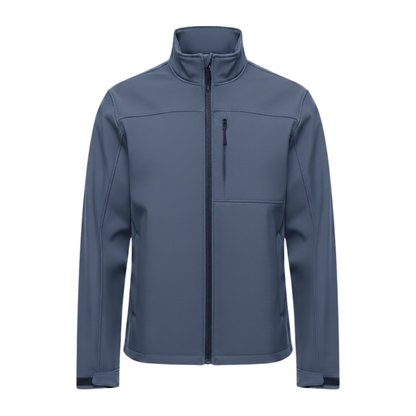 Veste imperméable homme col montant, coloris bleu clair