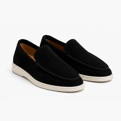 Mocassins Slip-On En Suédine Luxe – Homme Élégant & Confortable
