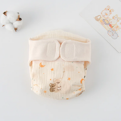 Body bébé plié à plat, motif koala et lune en croissant