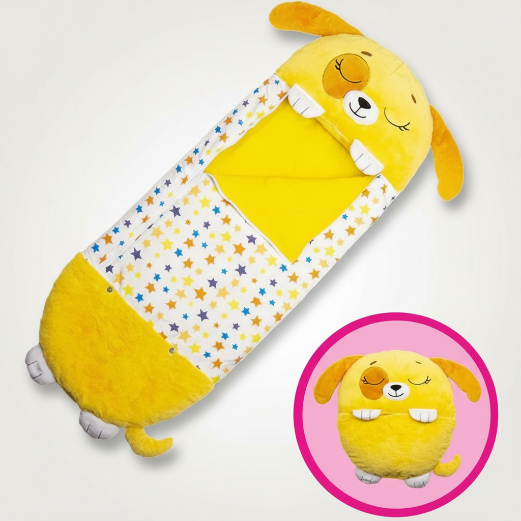 Sac de couchage enfant motif chien
