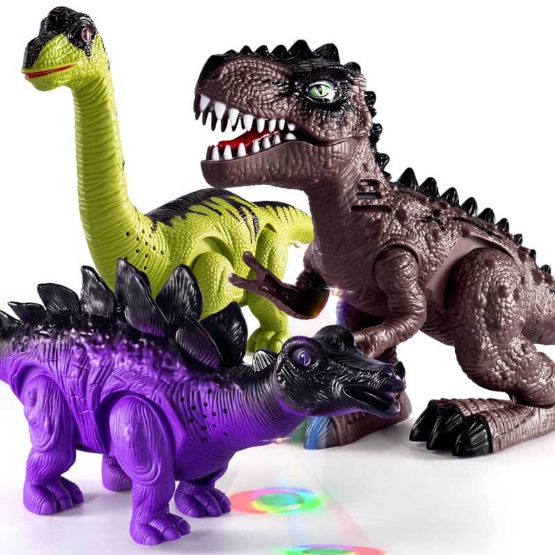 Dinosaure marchant interactif Stégosaure