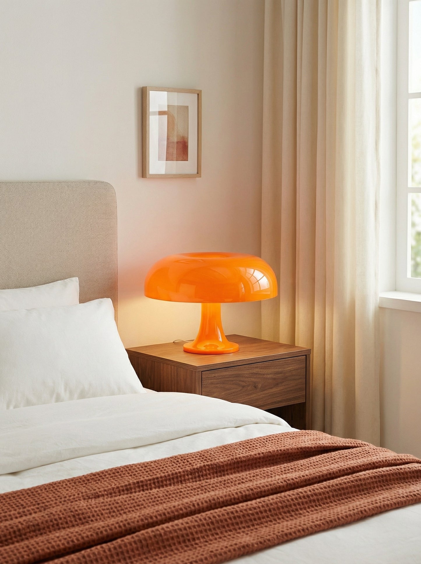 Lampe de Table Champignon Rétro Soléa - Éclairage d'Ambiance Chaleureux
