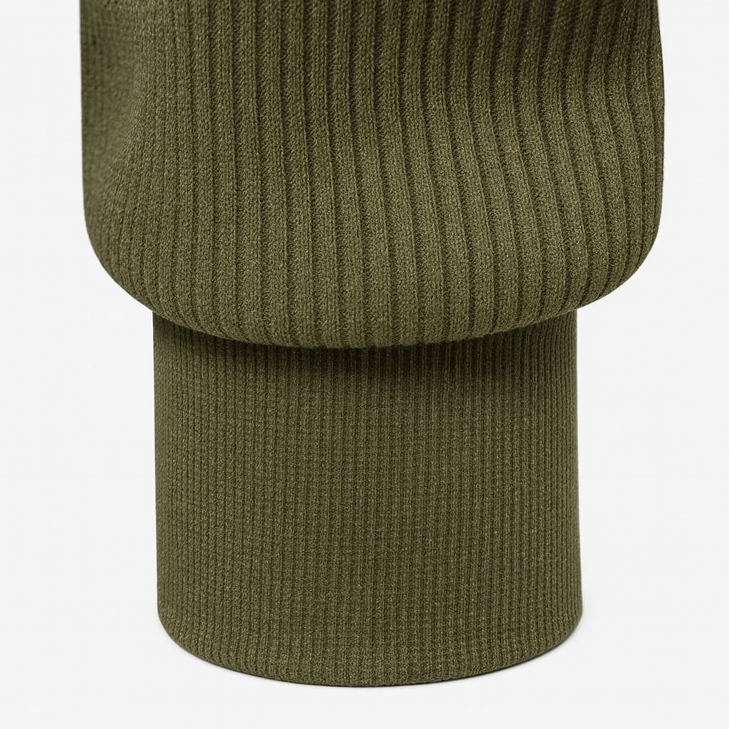 Pull en polyester avec fermeture éclair quart de tour pour homme