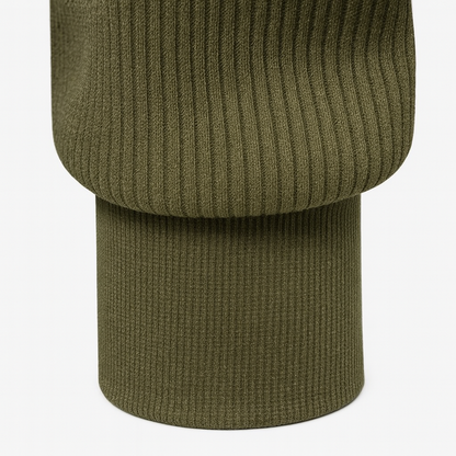 Pull en polyester avec fermeture éclair quart de tour pour homme