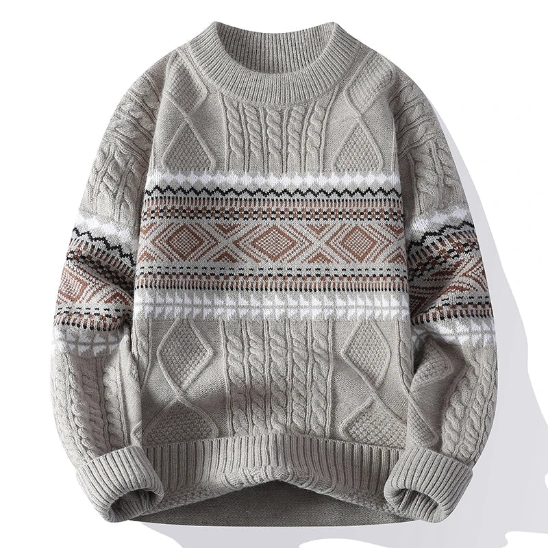 Pullover en polyester avec motif hivernal – vue 1