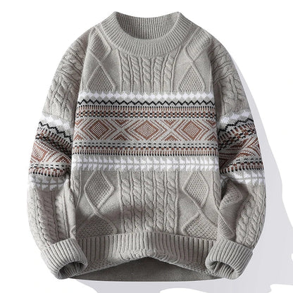Pullover en polyester avec motif hivernal – vue 1