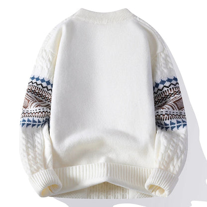 Pullover en polyester avec motif hivernal – vue 3
