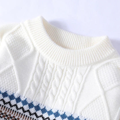 Pullover en polyester avec motif hivernal – vue 5