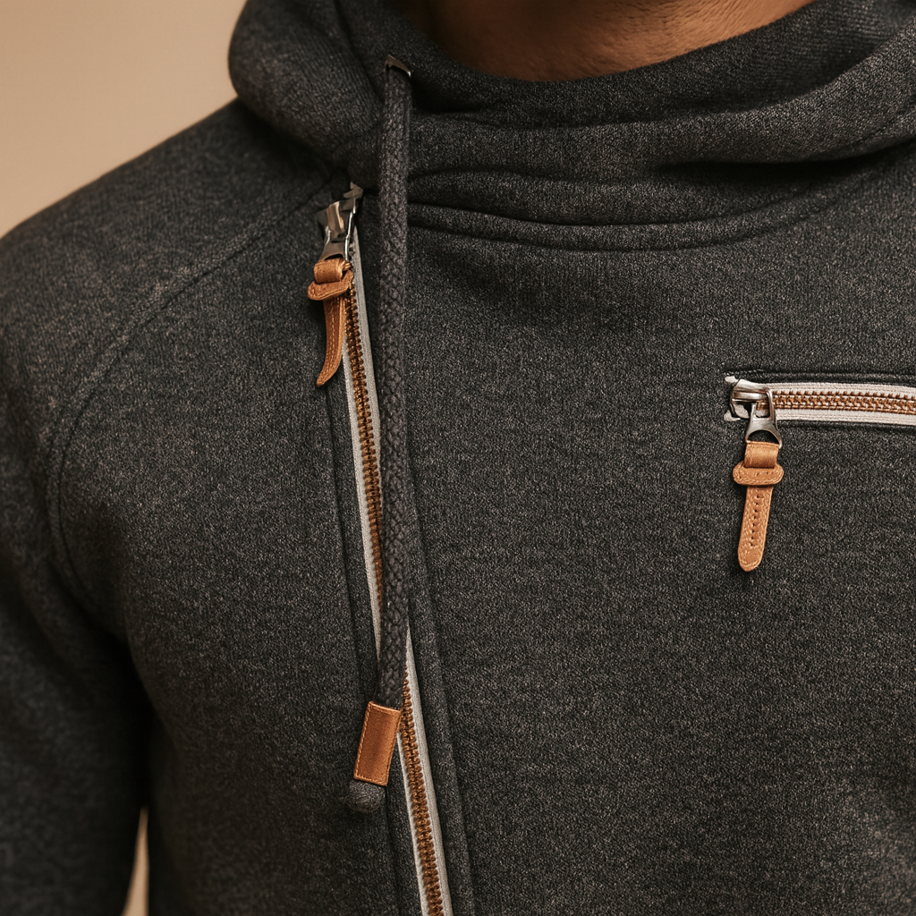 Vestes pour hommes avec capuchon et poches
