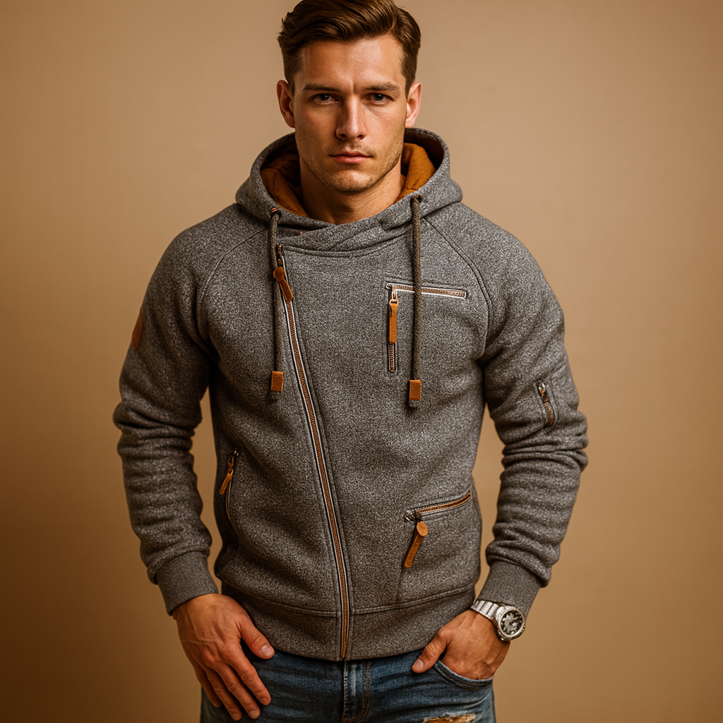 Vestes pour hommes avec capuchon et poches
