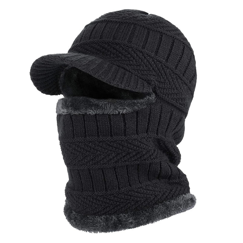Bonnet Hivernal Multifonction 3-en-1 avec Protection Visage et Cou