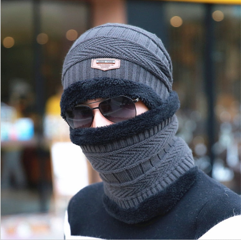 Bonnet Hivernal Multifonction 3-en-1 avec Protection Visage et Cou