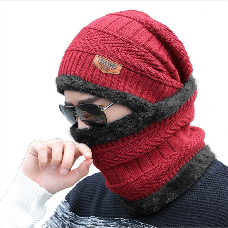 Bonnet Hivernal Multifonction 3-en-1 avec Protection Visage et Cou