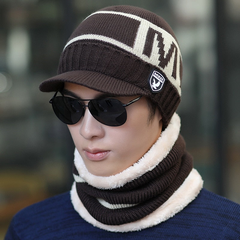Bonnet Hivernal Multifonction 3-en-1 avec Protection Visage et Cou