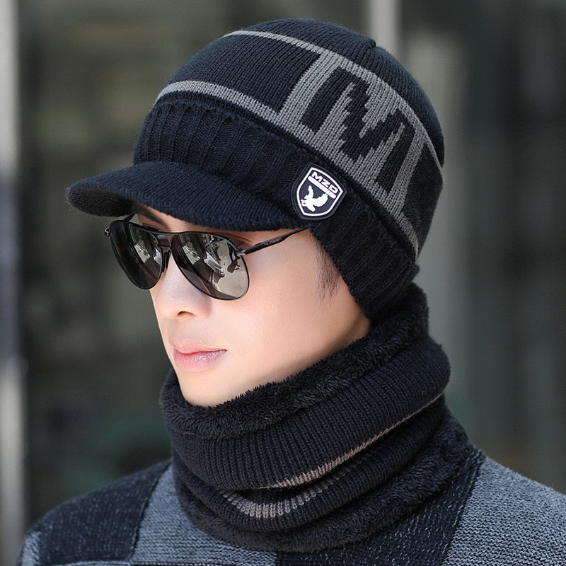 Bonnet Hivernal Multifonction 3-en-1 avec Protection Visage et Cou