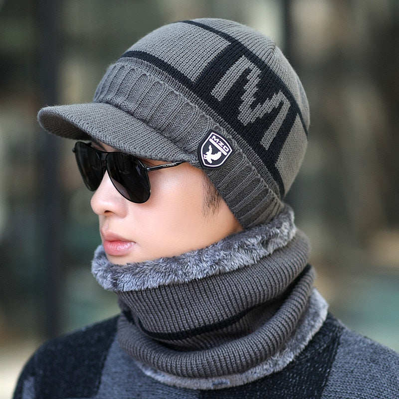 Bonnet Hivernal Multifonction 3-en-1 avec Protection Visage et Cou