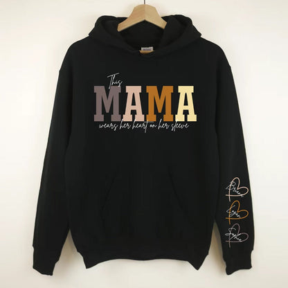 Pull Personnalisé avec Prénoms Brodés sur la Manche