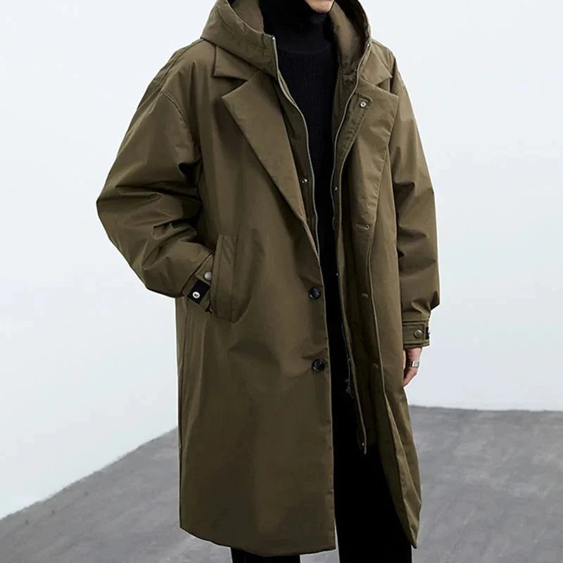 Manteau Long Matelassé Homme – vue 1