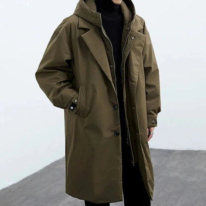 Manteau Long Matelassé Homme – vue 1