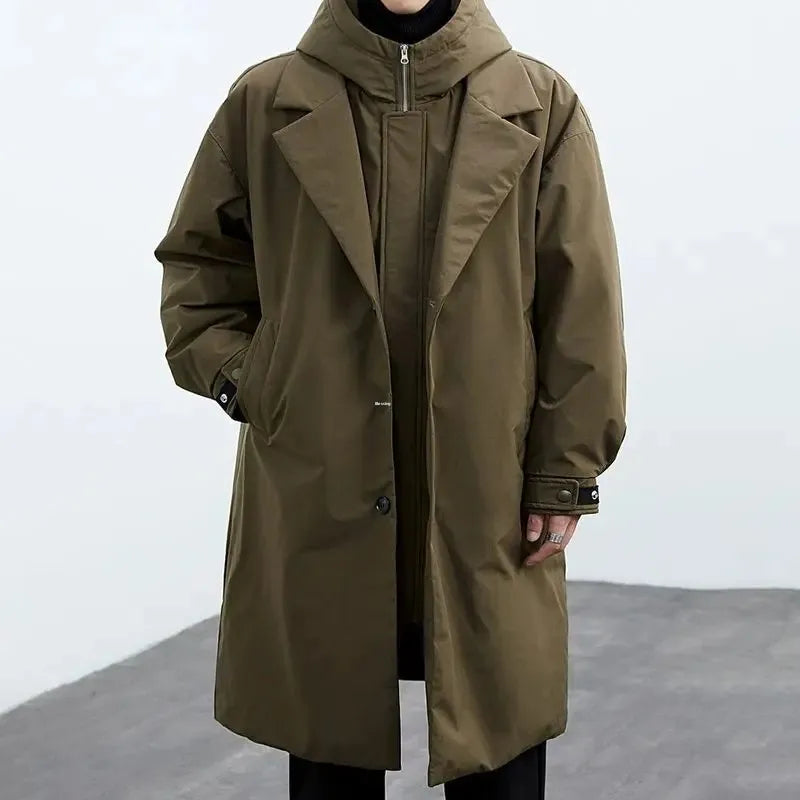 Manteau Long Matelassé Homme – vue 2
