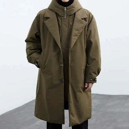 Manteau Long Matelassé Homme – vue 2