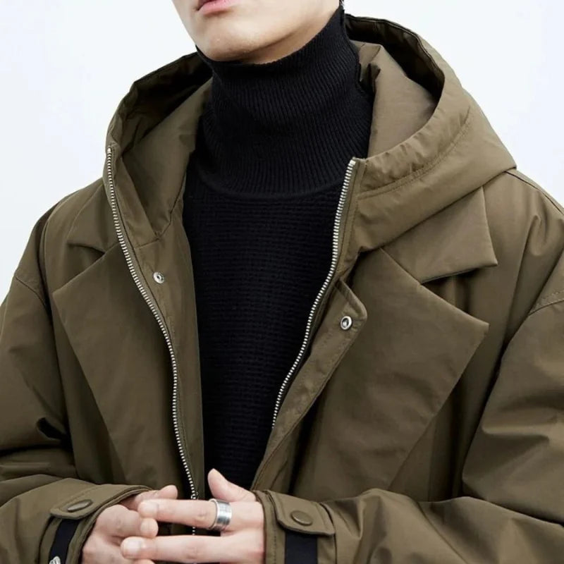 Manteau Long Matelassé Homme – vue 3