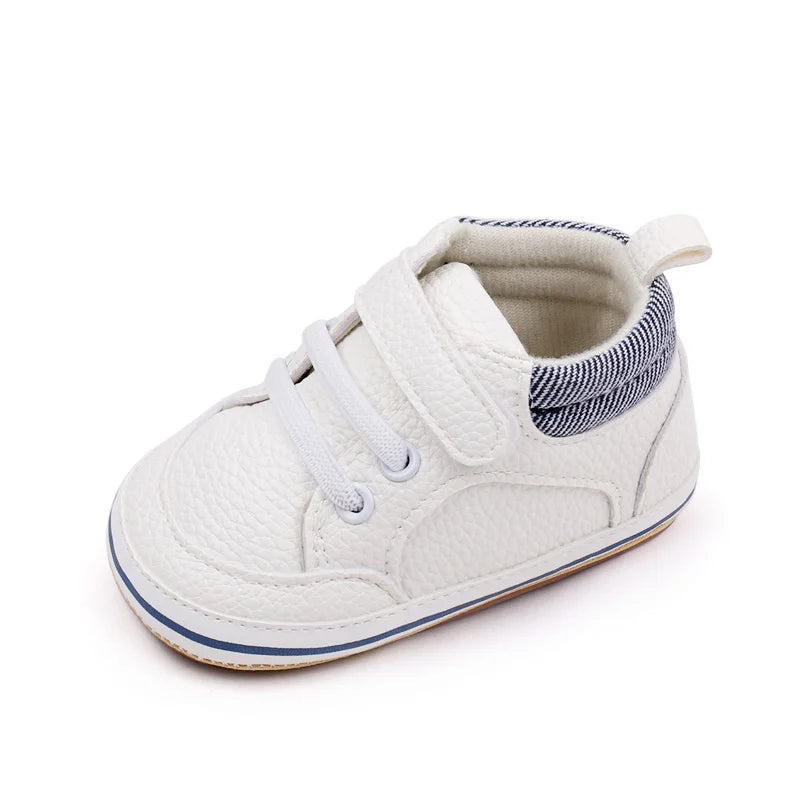 Chaussures bébé antidérapantes, coloris blanc