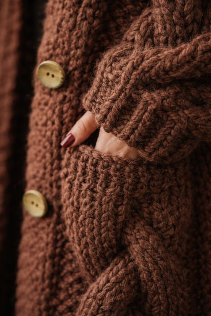 Manteau Élégant et Confortable avec Couverture de Ventre