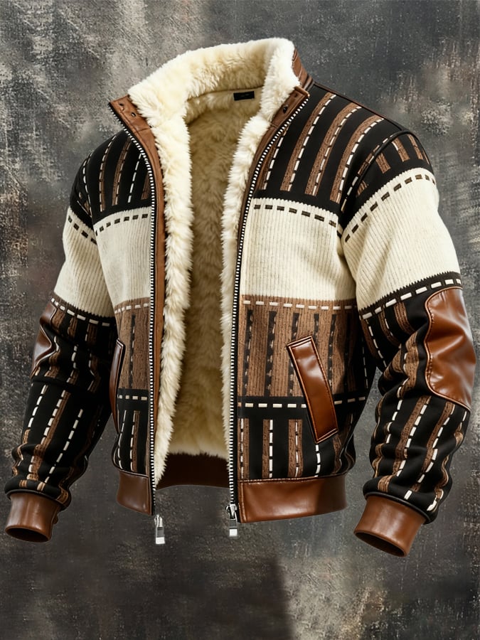 Veste bomber à fermeture éclair avec doublure chauffante - Confort hivernal | Melvoire