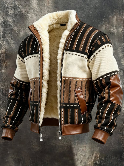 Veste bomber à fermeture éclair avec doublure chauffante - Confort hivernal | Melvoire
