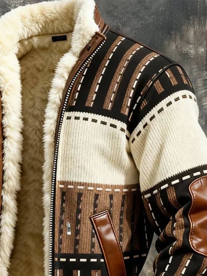 Veste bomber à fermeture éclair avec doublure chauffante - Confort hivernal | Melvoire