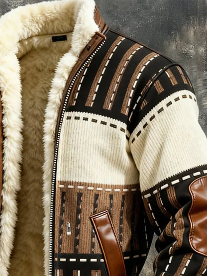 Veste bomber à fermeture éclair avec doublure chauffante - Confort hivernal | Melvoire